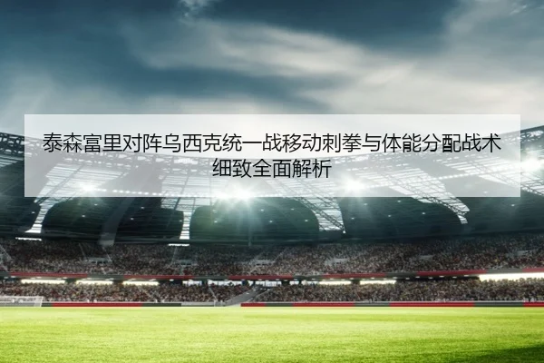 泰森富里对阵乌西克统一战移动刺拳与体能分配战术细致全面解析